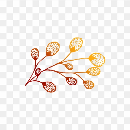 Branches decorative illustration transparent png